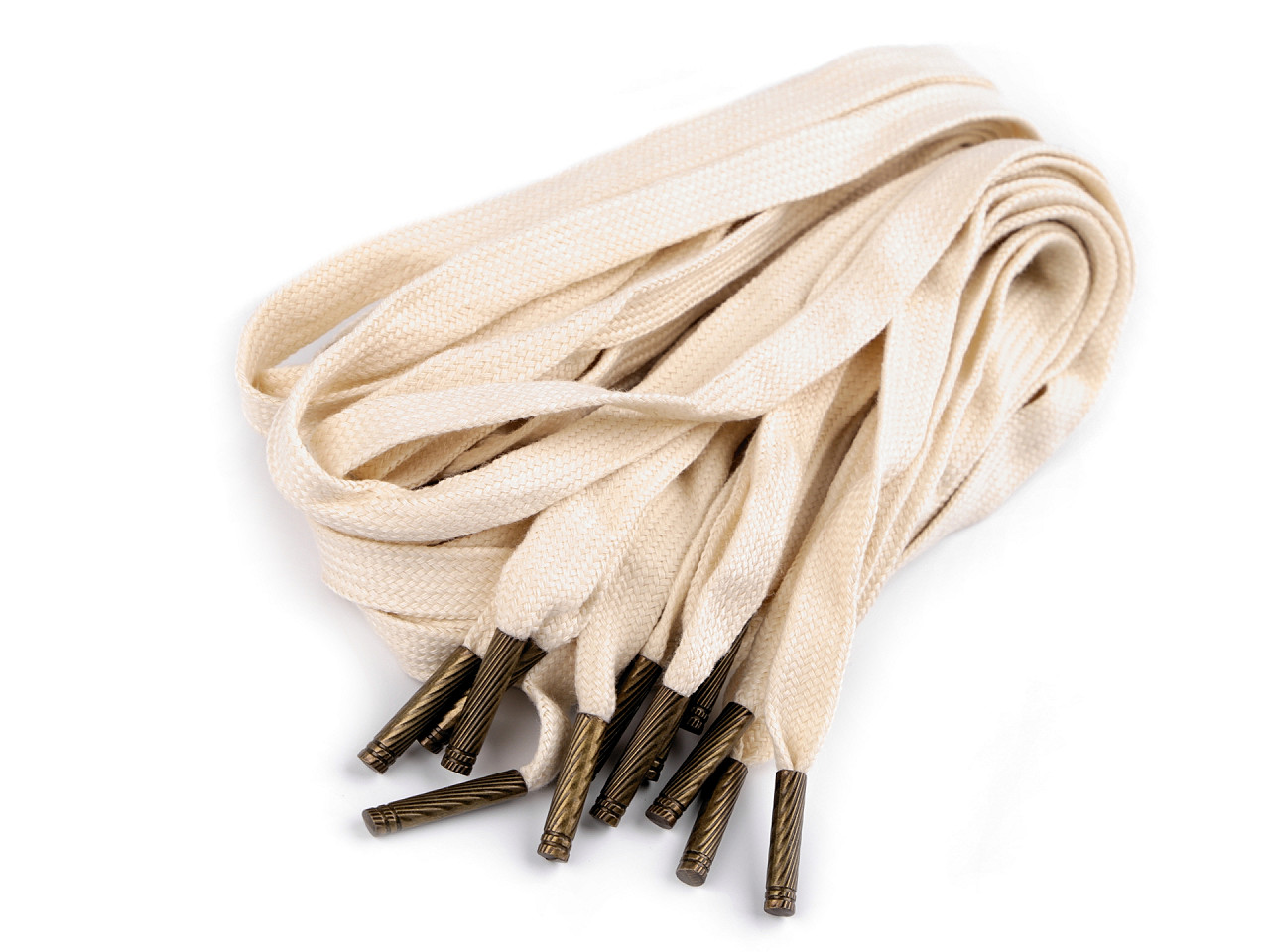 Șiret glugă / șnur hanorac, lungime 135 cm - Alb (10 Bucăți)