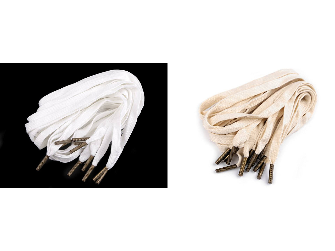 Șiret glugă / șnur hanorac, lungime 135 cm - Alb (10 Bucăți)