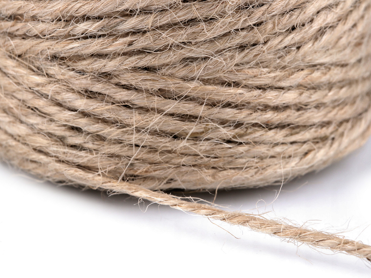 Snur de in ø2 mm - Ecru natural (12 Bucăți)