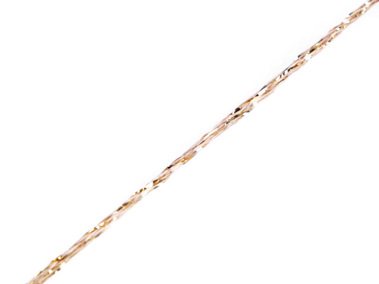 Șnur / sfoară lurex ø1 mm - Argintiu (5 Bucăți)