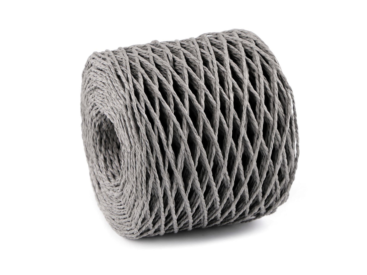 Rafie tricotat  genti - natural ø1,5 mm - Gri neutral (1 Bucată)