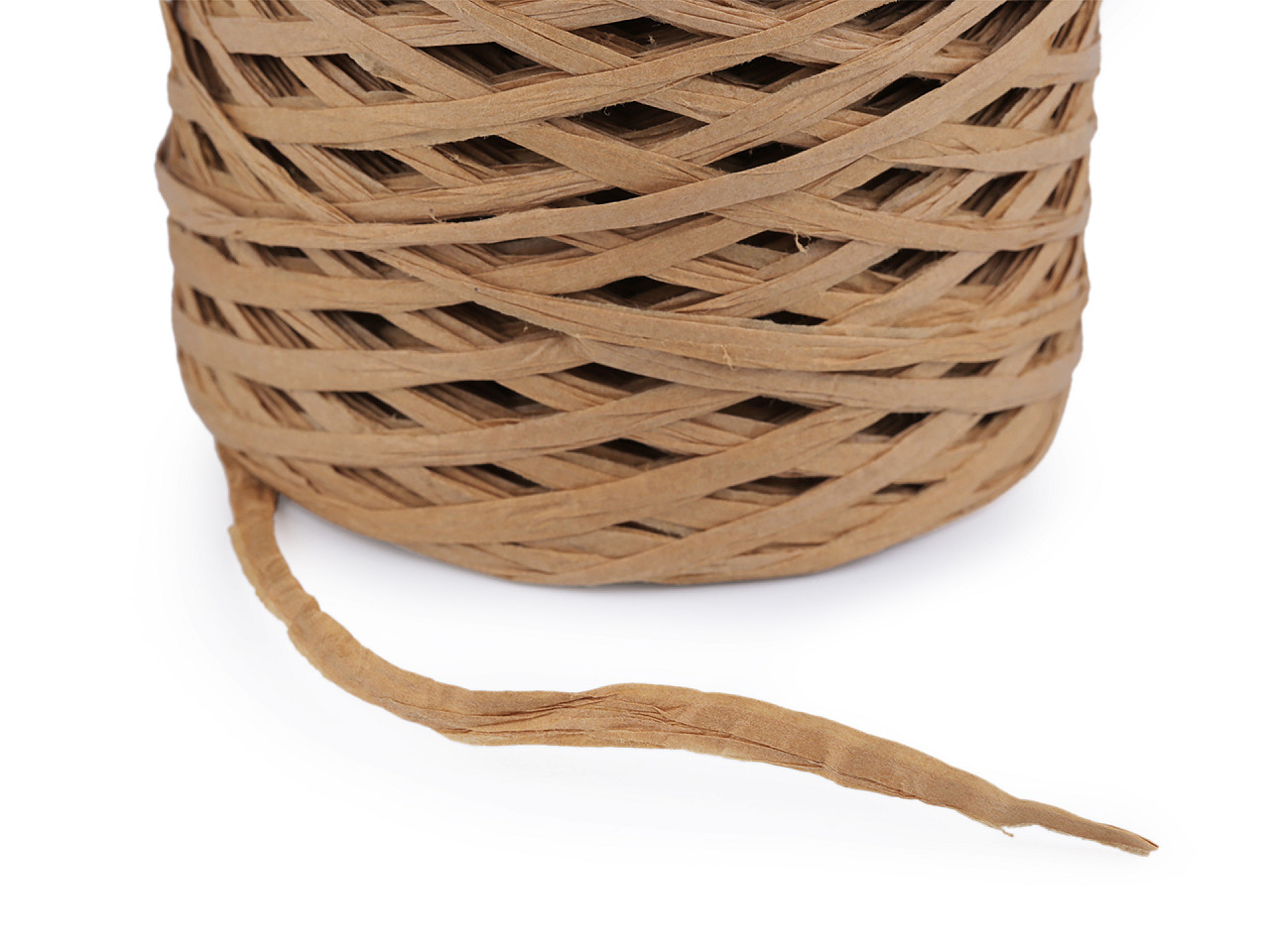 Rafie tricotat genti natural, latime 5-8 mm - Gri închis (1 Bucată) Rafie tricotat genti natural, latime 5-8 mm - Gri închis (1 Bucată)