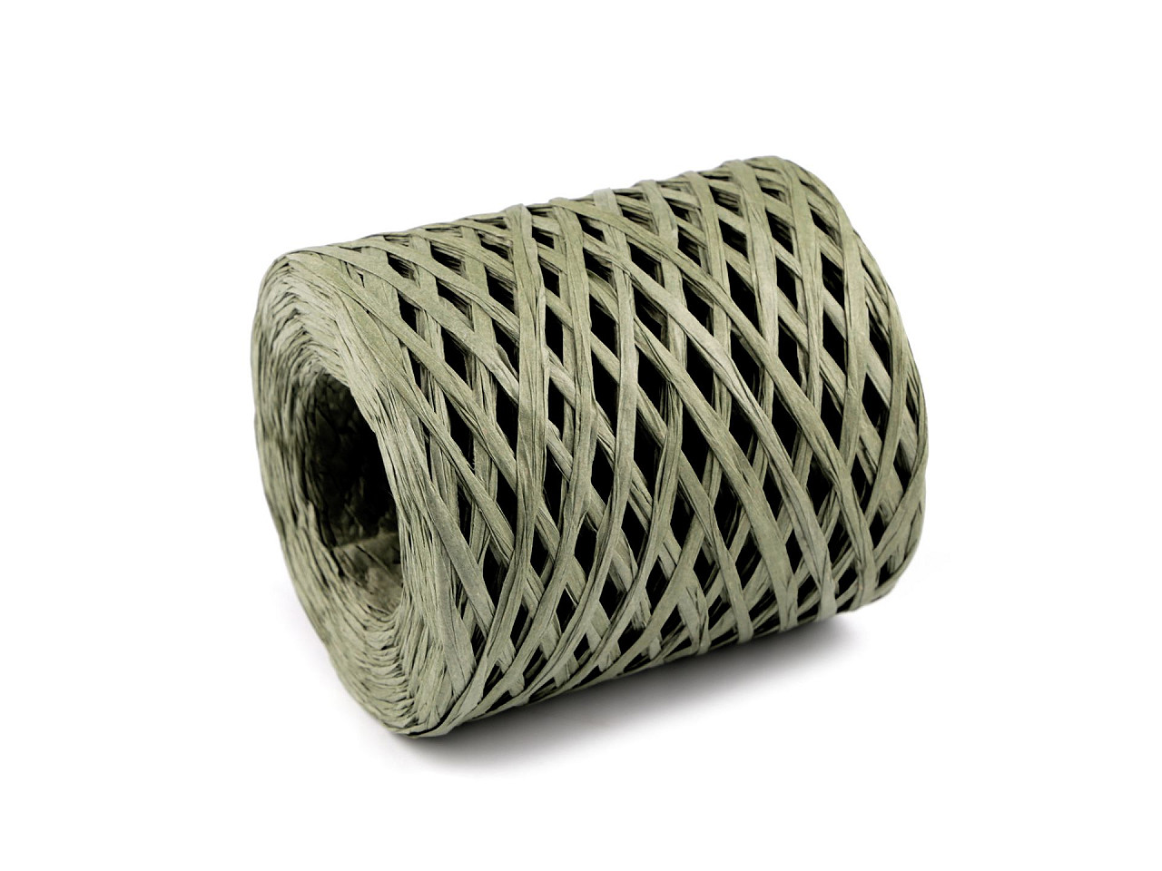 Rafie tricotat genti natural, latime 5-8 mm - Gri închis (1 Bucată) Rafie tricotat genti natural, latime 5-8 mm - Gri închis (1 Bucată)
