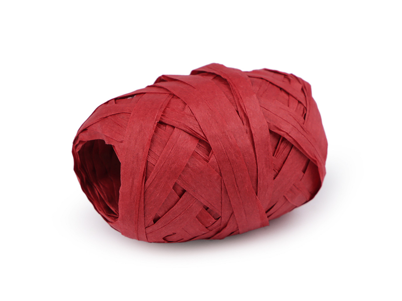 Rafie naturală 5-7 mm - Roșu (6 Bucăți)