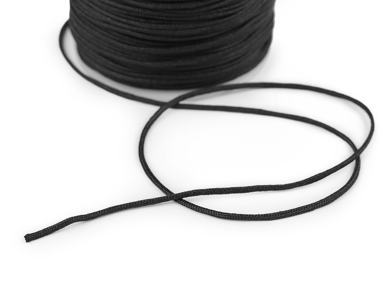Snur pes ø1,6 mm - Negru (100 Metri)