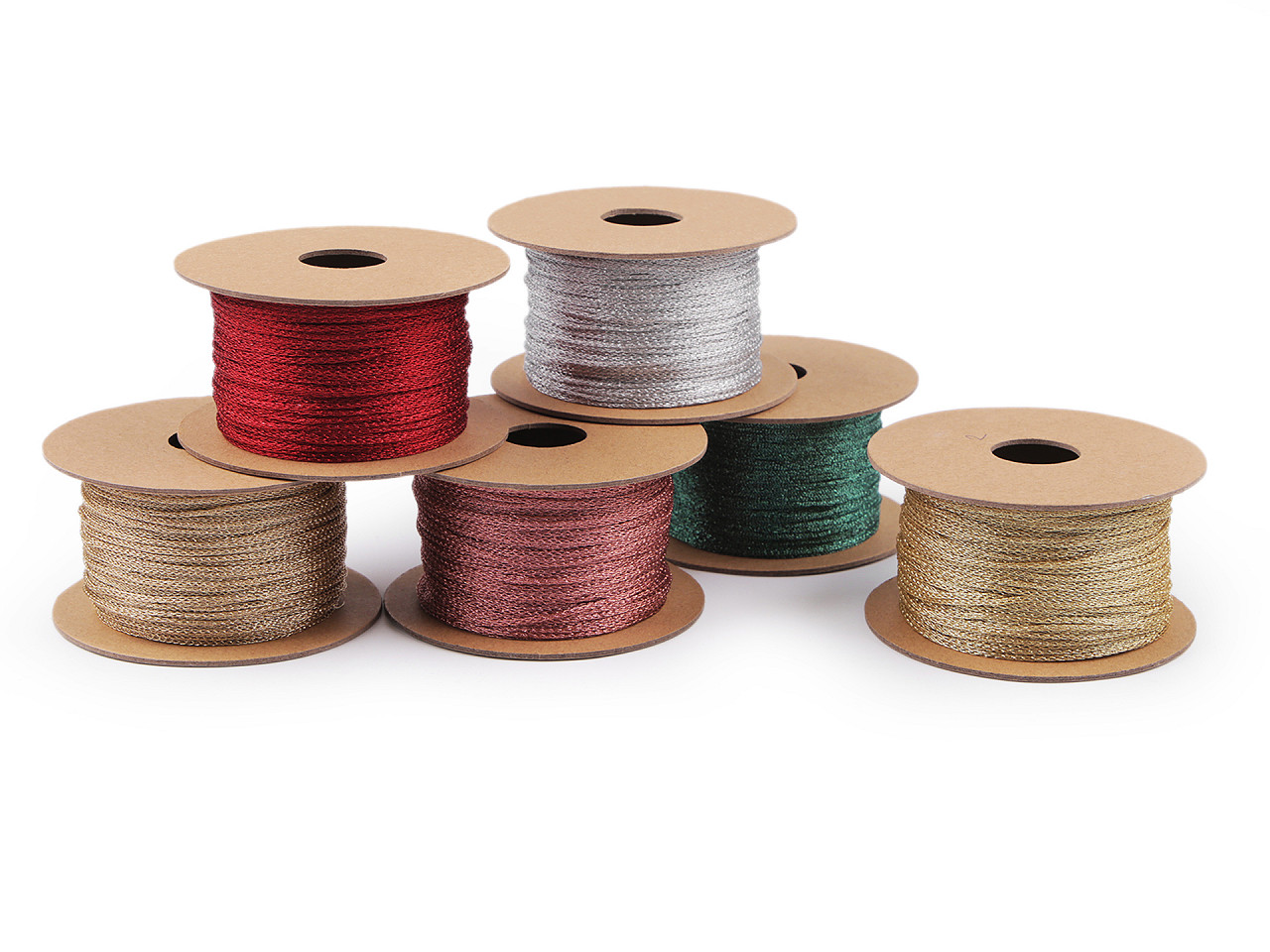 Snur / sfoara lurex ø1 mm - Argintiu (1 Bucată)