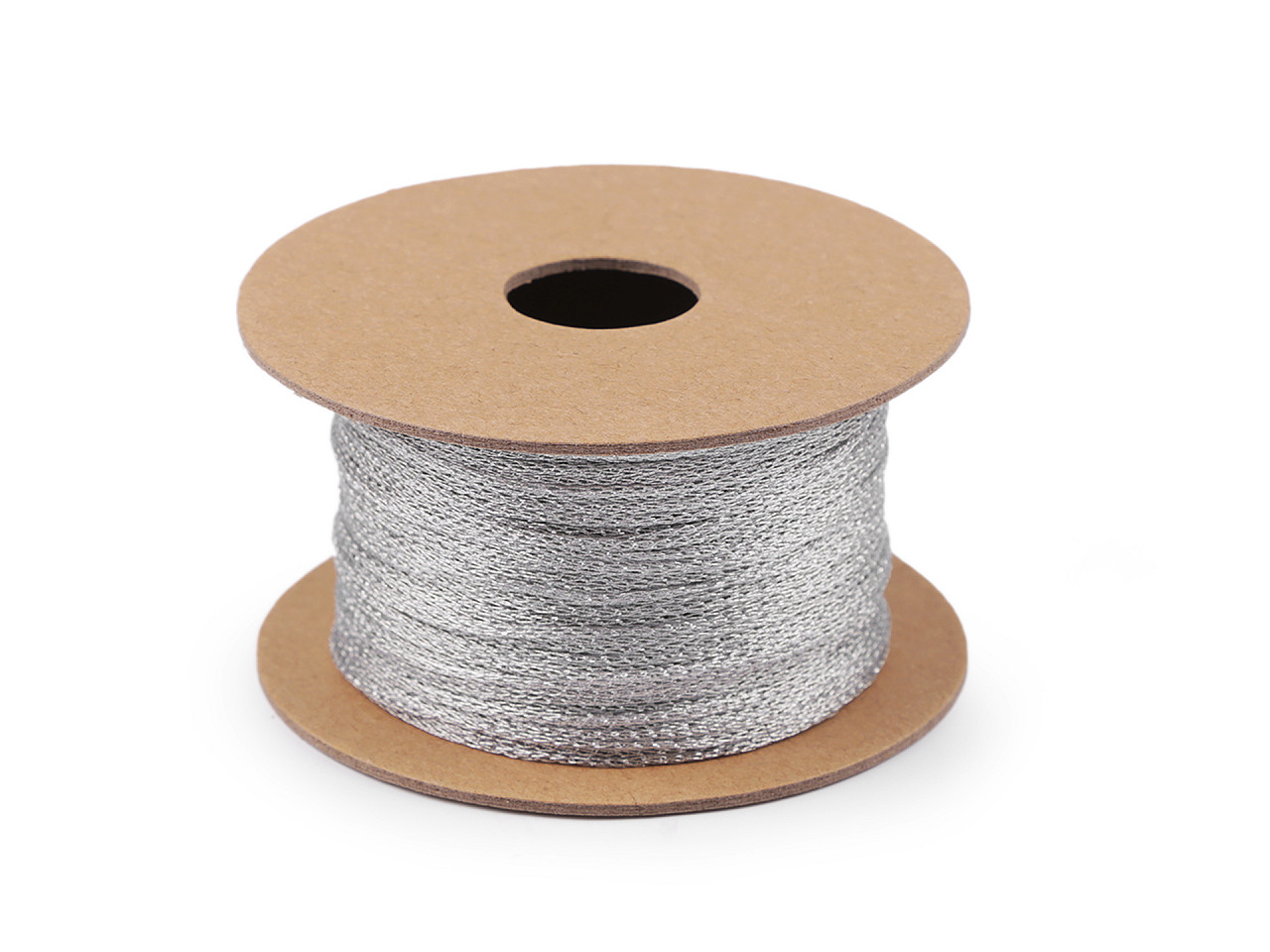 Snur / sfoara lurex ø1 mm - Argintiu (1 Bucată)