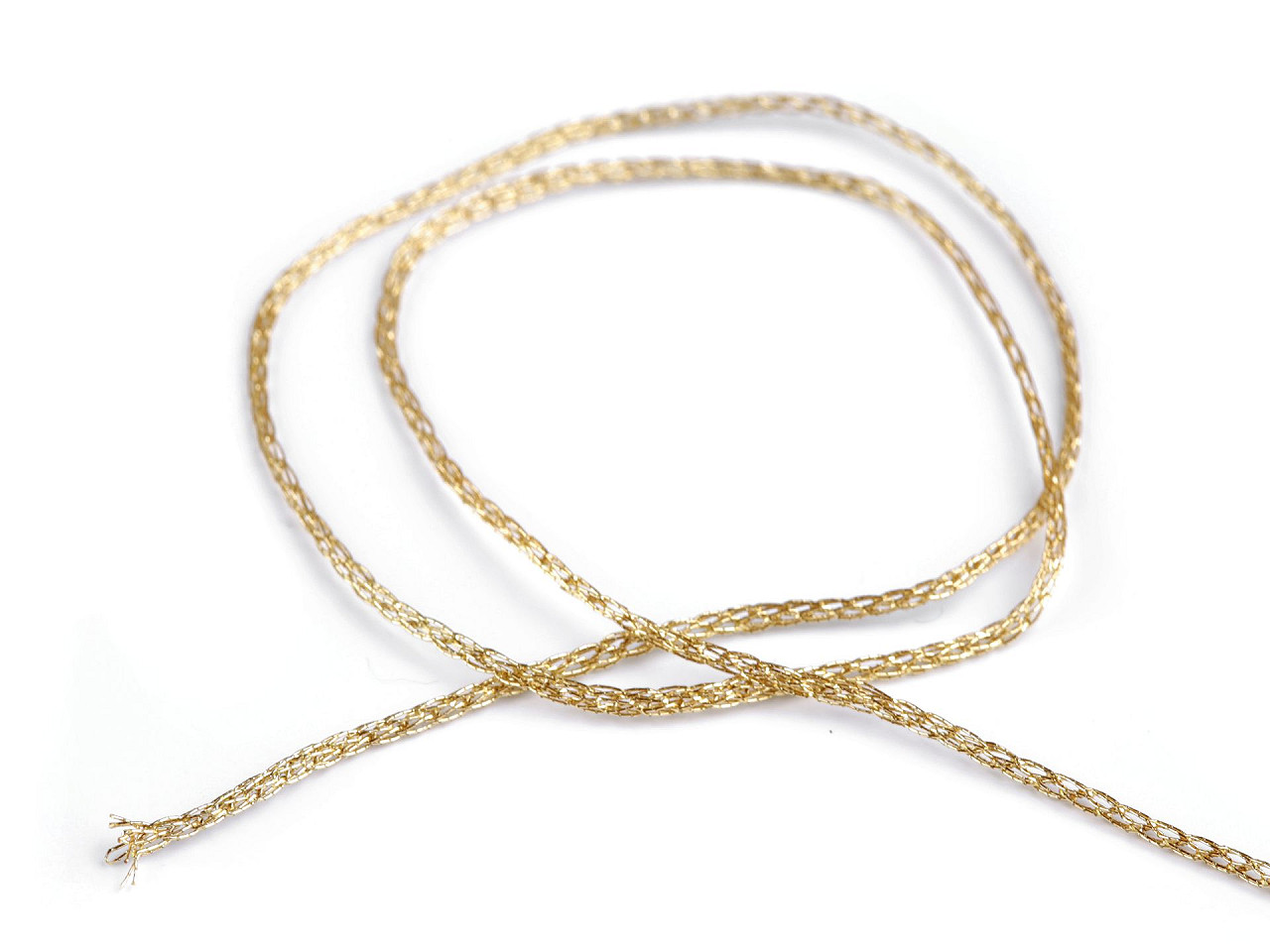 Snur / sfoara lurex ø1 mm - Argintiu (1 Bucată)