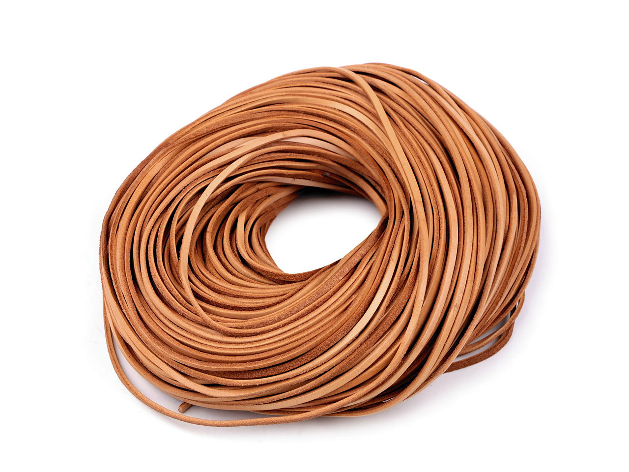 Snur din piele lățime 3 mm - Maro închis (1 Metru)