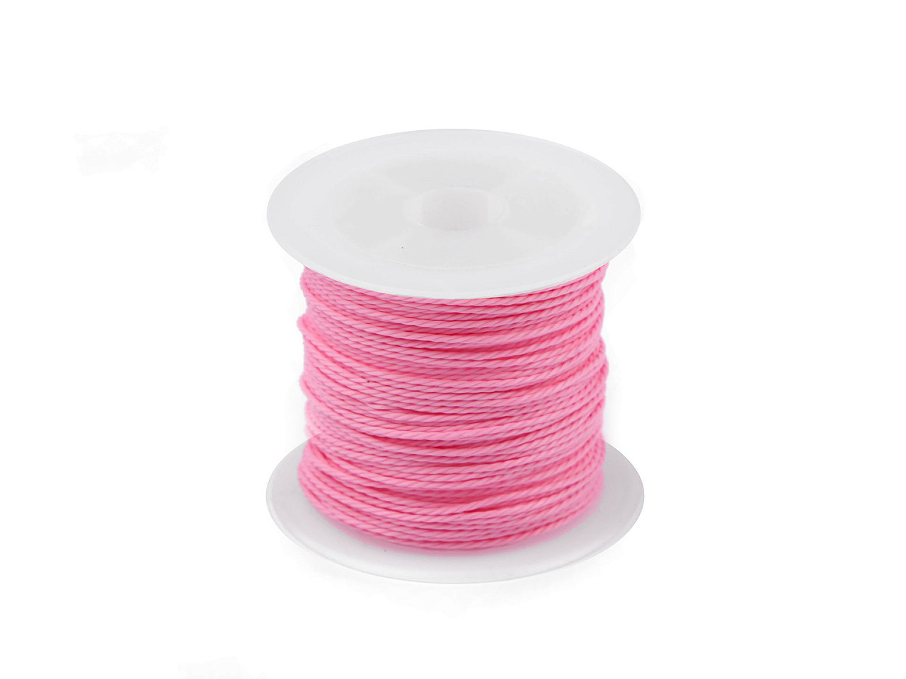 Snur pes rasucit ø1 mm cerat - Verde neon (1 Bucată)