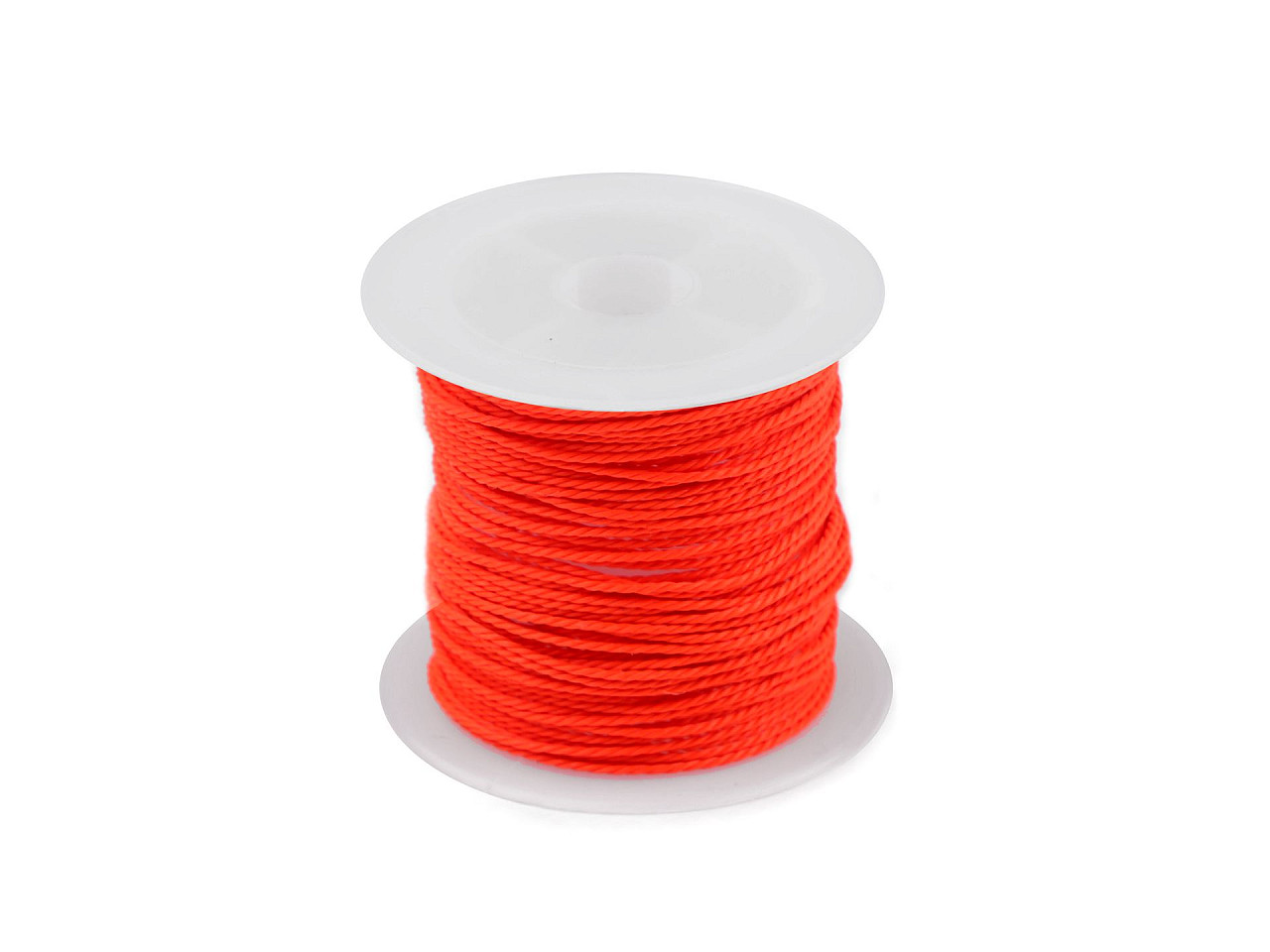 Snur pes rasucit ø1 mm cerat - Verde neon (1 Bucată)
