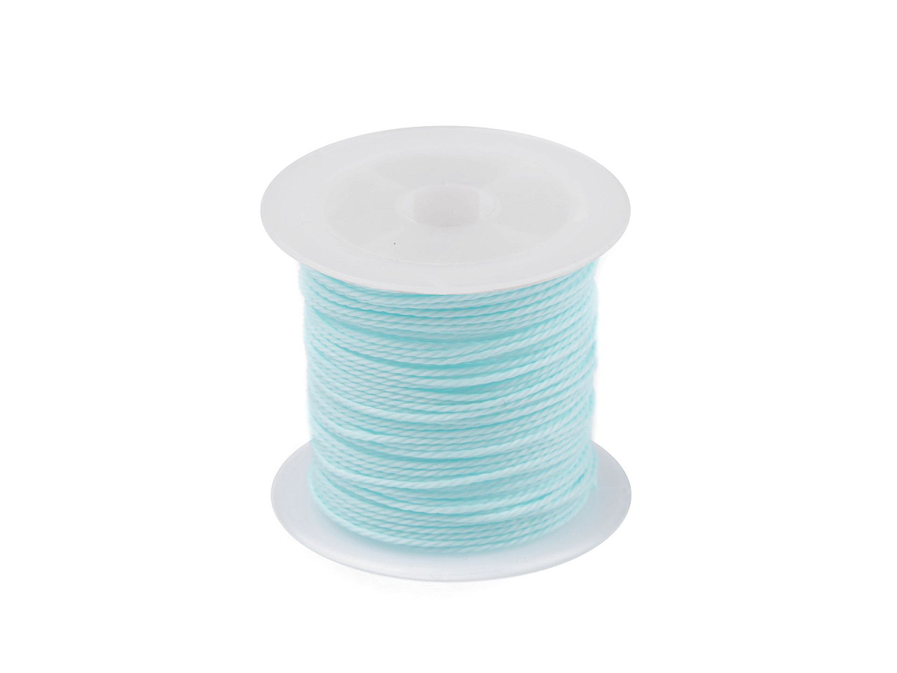 Snur pes rasucit ø1 mm cerat - Verde neon (1 Bucată)
