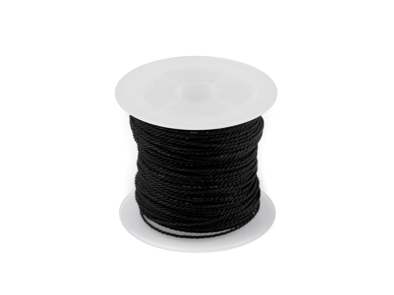 Snur pes rasucit ø1 mm cerat - Verde neon (1 Bucată)