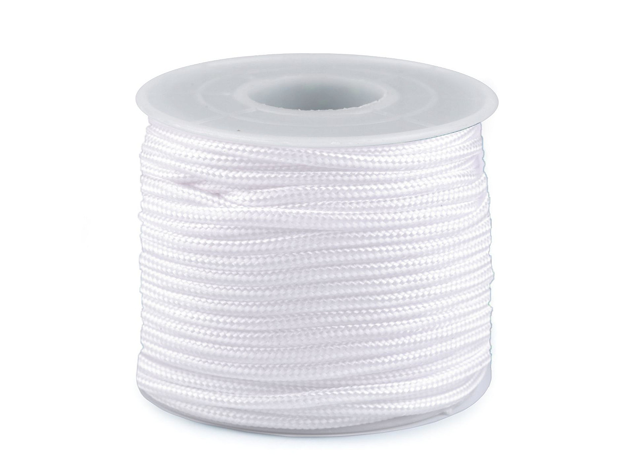 Cordelina paracord ø2,5 mm - Alb (25 Metri)