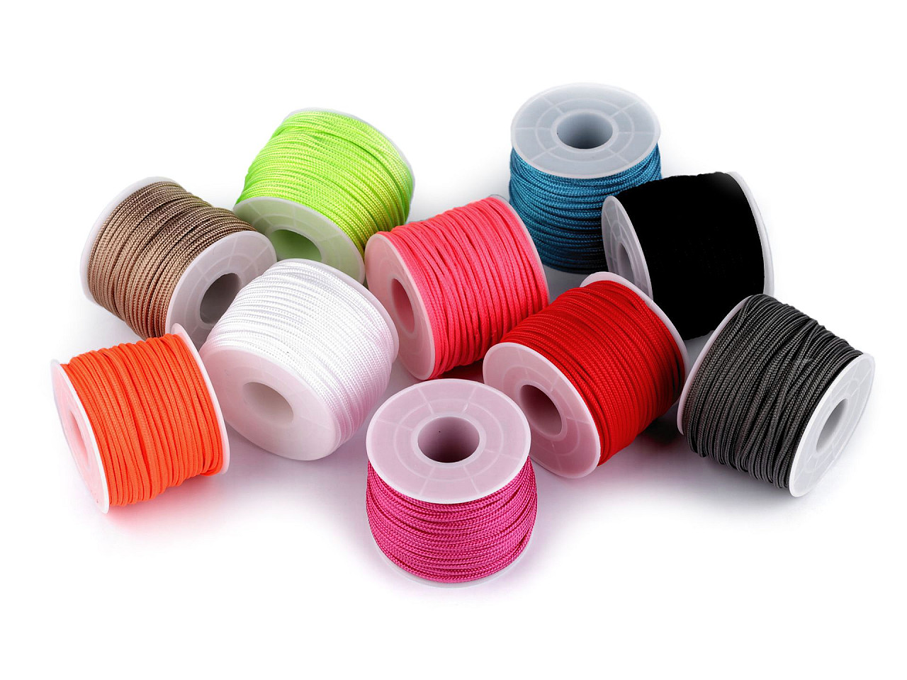 Cordelina paracord ø2,5 mm - Alb (25 Metri)