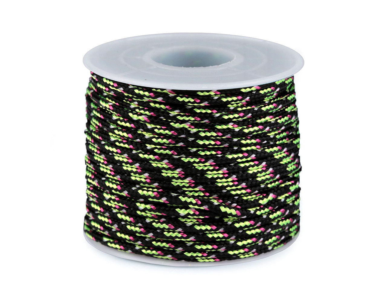 Cordelina paracord ø2,5 mm - Verde neon (25 Metri)