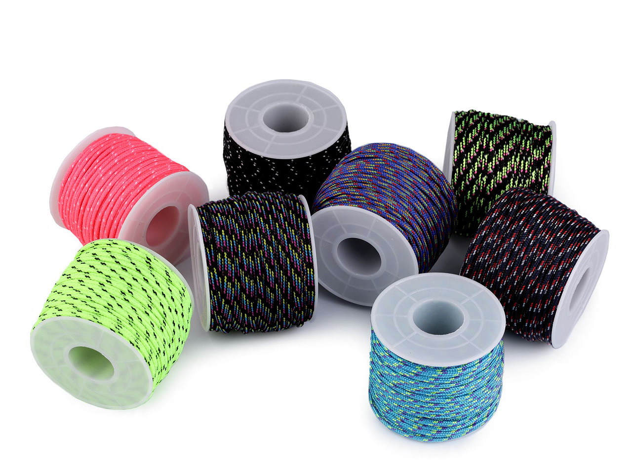 Cordelina paracord ø2,5 mm - Verde neon (25 Metri)