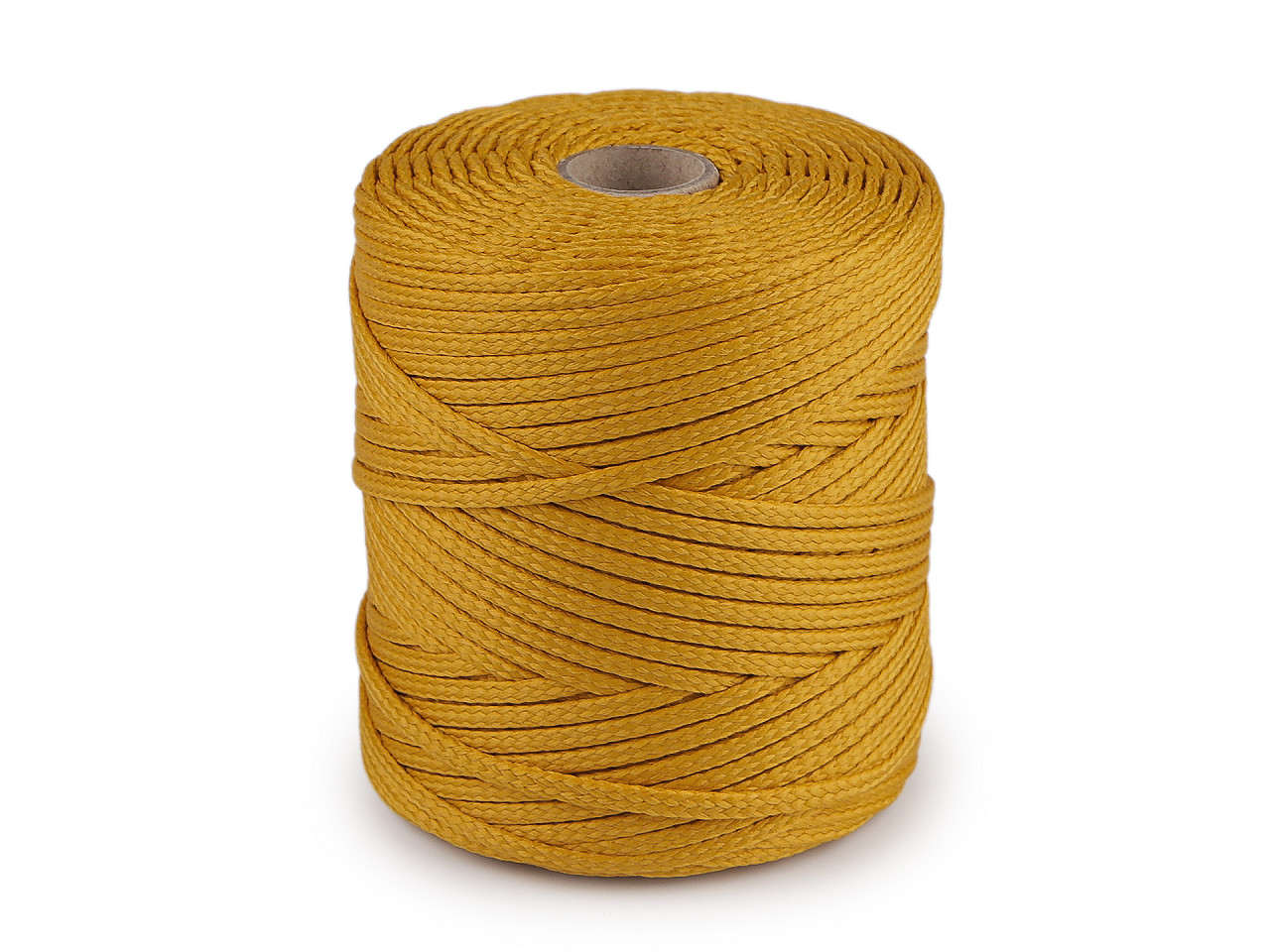 Șnur pes ø4 mm - Galben muștar (100 Metri)