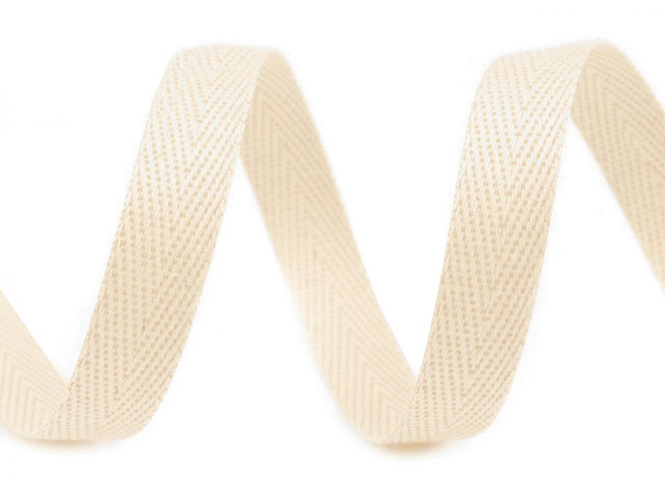 Bandă din bumbac, lățime 10 mm - Albastru parizian (50 Metri)