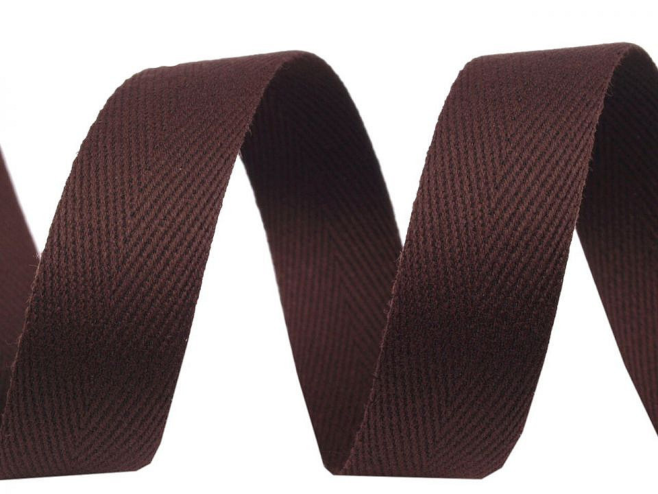 Bandă din bumbac, lățime 18 mm - Ecru deschis (50 Metri)