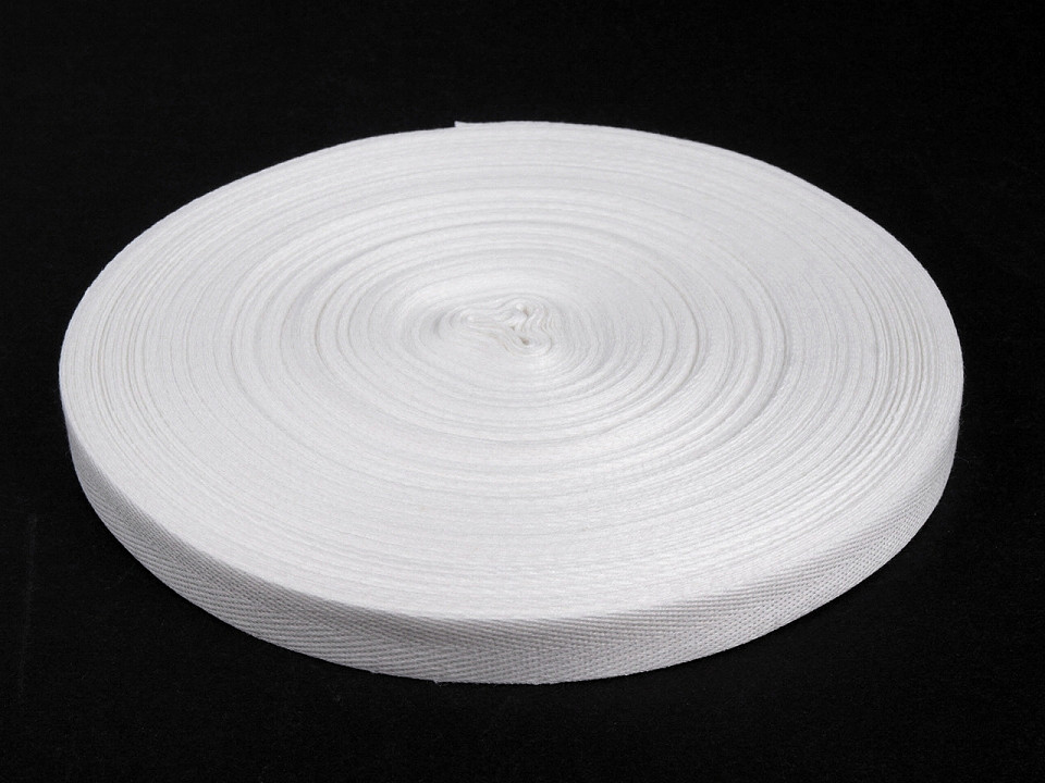 Bandă din bumbac, lățime 12 mm - Albastru parizian (50 Metri)