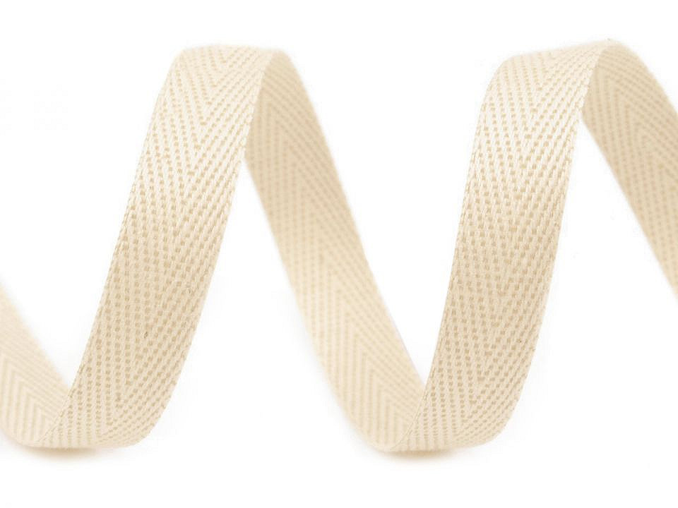 Bandă din bumbac, lățime 12 mm - Albastru parizian (50 Metri)