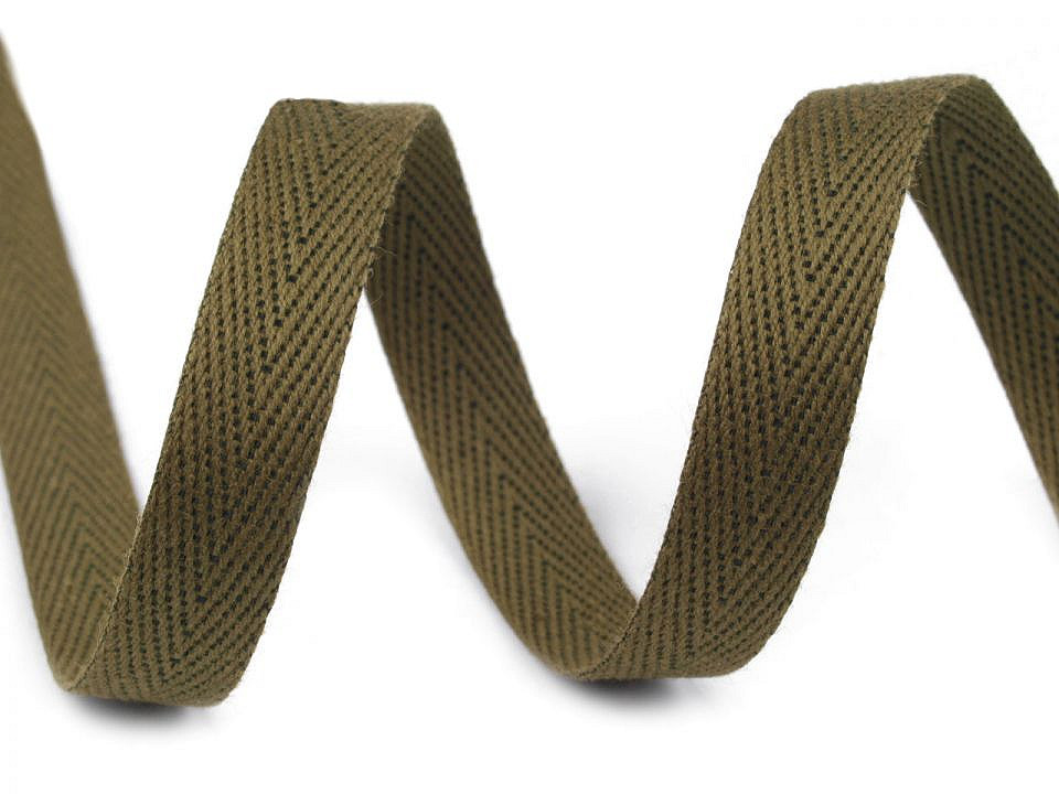 Bandă din bumbac, lățime 12 mm - Albastru parizian (50 Metri)