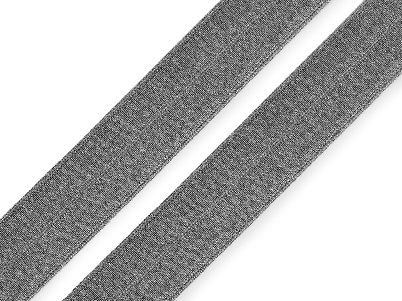 Elastic bias, lățime 19 mm - Gri neutral (1 Metru)