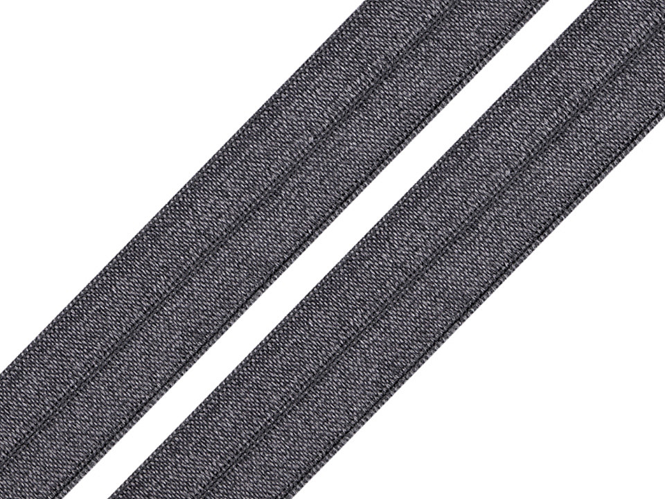 Elastic bias, lățime 19 mm - Gri neutral (1 Metru)