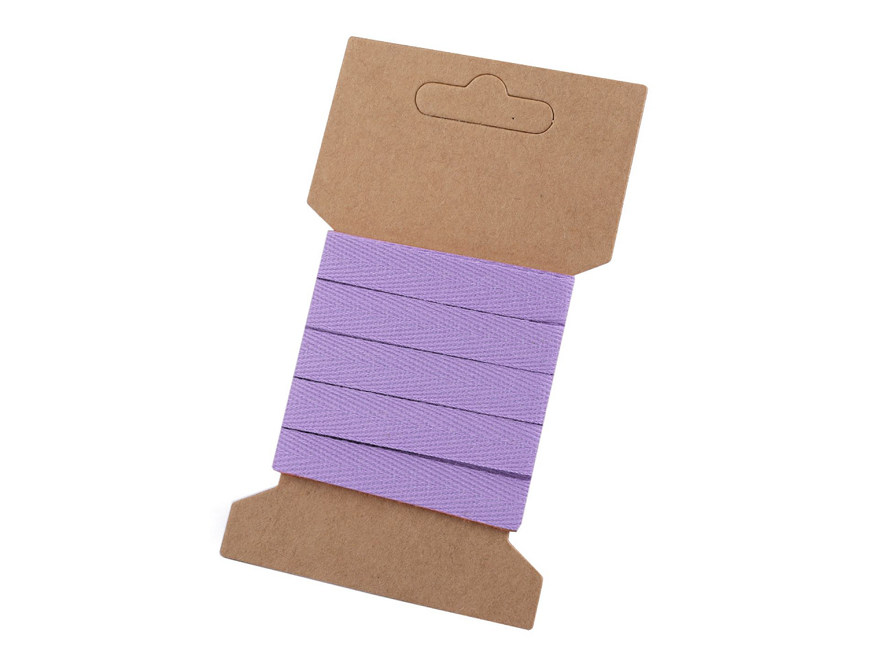 Bandă bumbac, lățime 10 mm - Ecru deschis (1 Card)