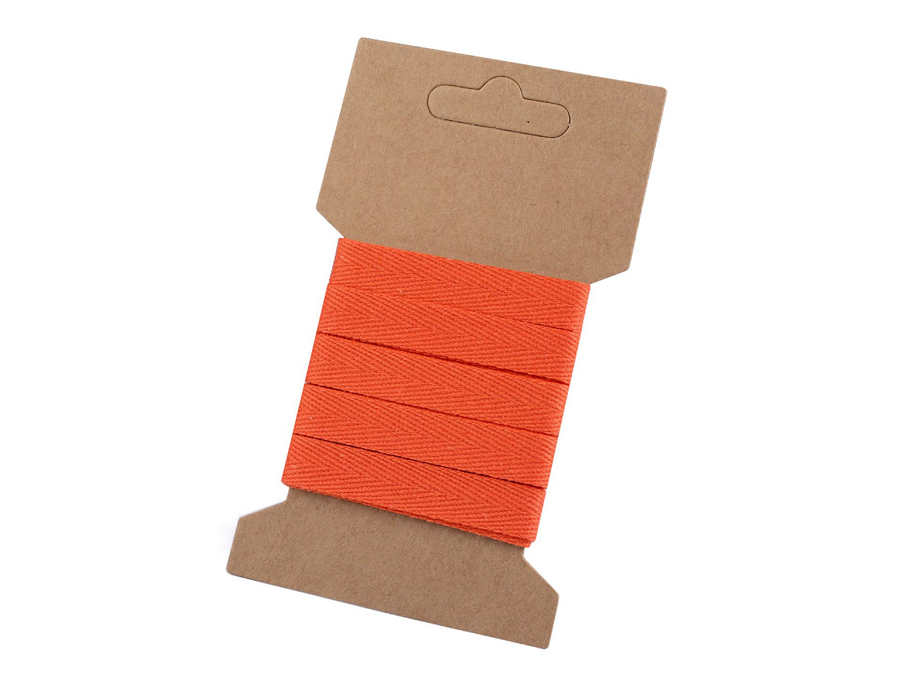 Bandă bumbac, lățime 10 mm - Ecru deschis (1 Card)