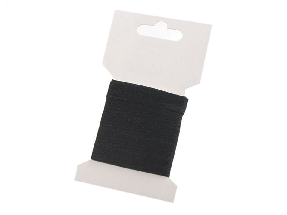 Bandă bumbac, lățime 10 mm - Ecru deschis (1 Card)