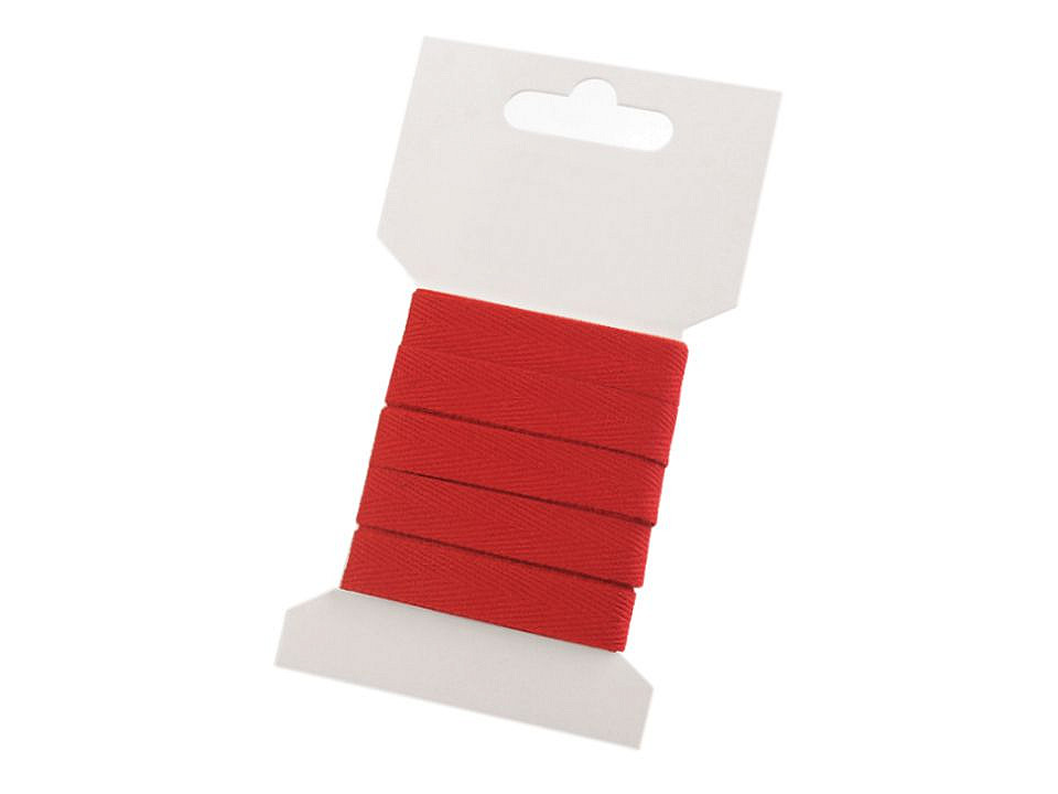 Bandă bumbac, lățime 10 mm - Ecru deschis (1 Card)