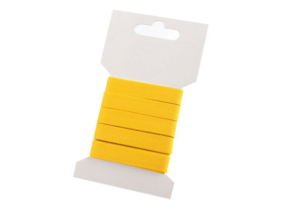 Bandă bumbac, lățime 10 mm - Ecru deschis (1 Card)