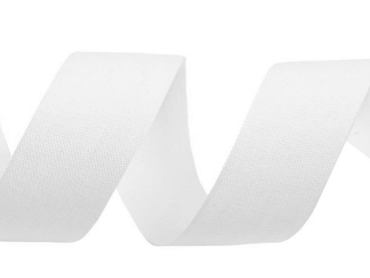 Panglică din bumbac lățime 35 mm - Ecru deschis (1 Metru)