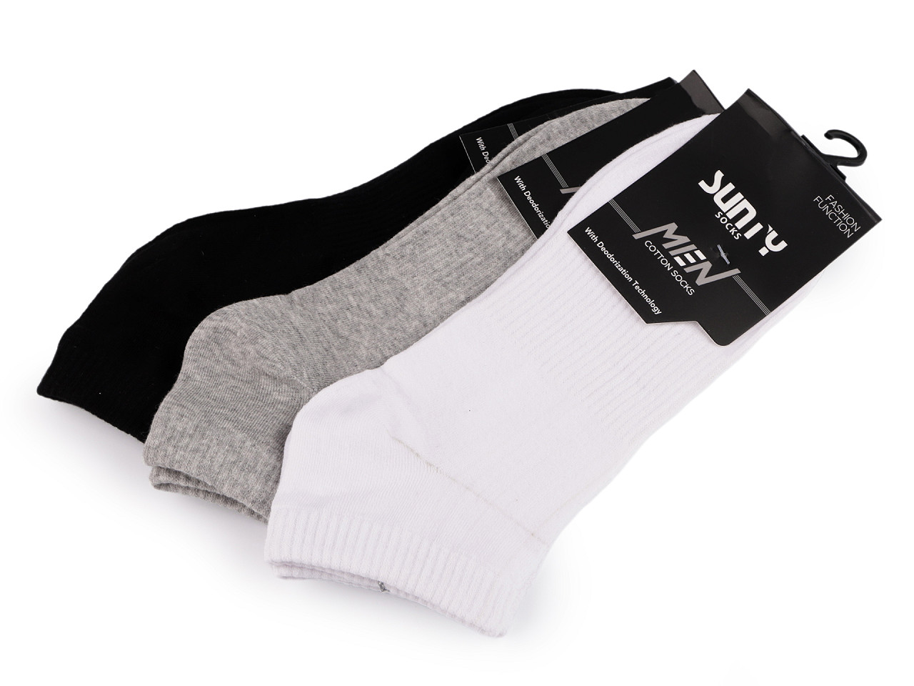 Șosete bărbătești din bumbac până la gleznă - Mix (3 Perechi)