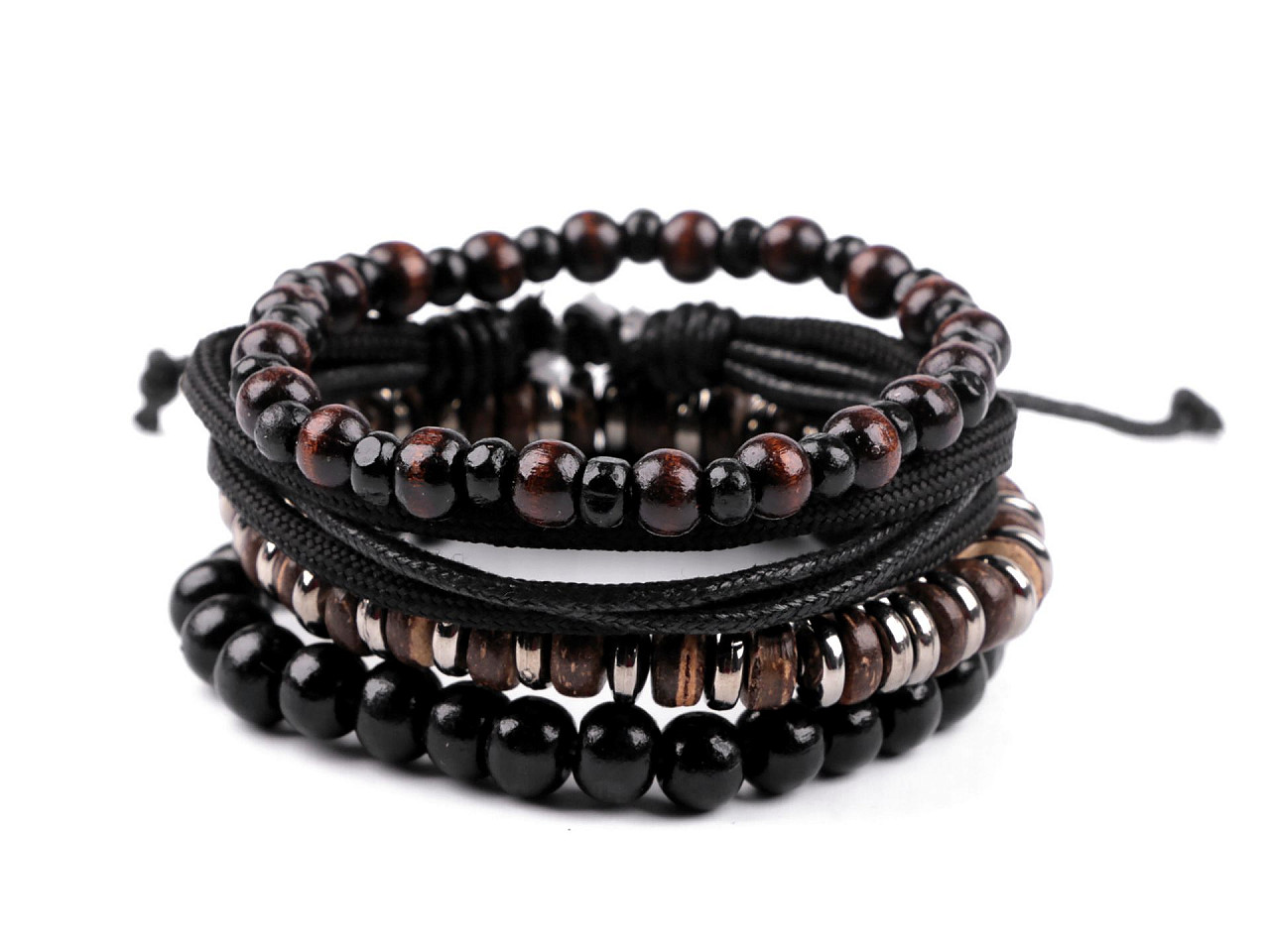 Set brățări - Negru (12 Seturi) Set brățări - Negru (12 Seturi)