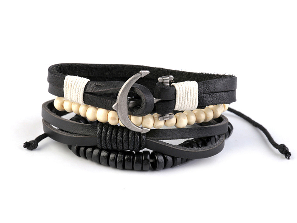 Set brățări - Negru (12 Seturi) Set brățări - Negru (12 Seturi)