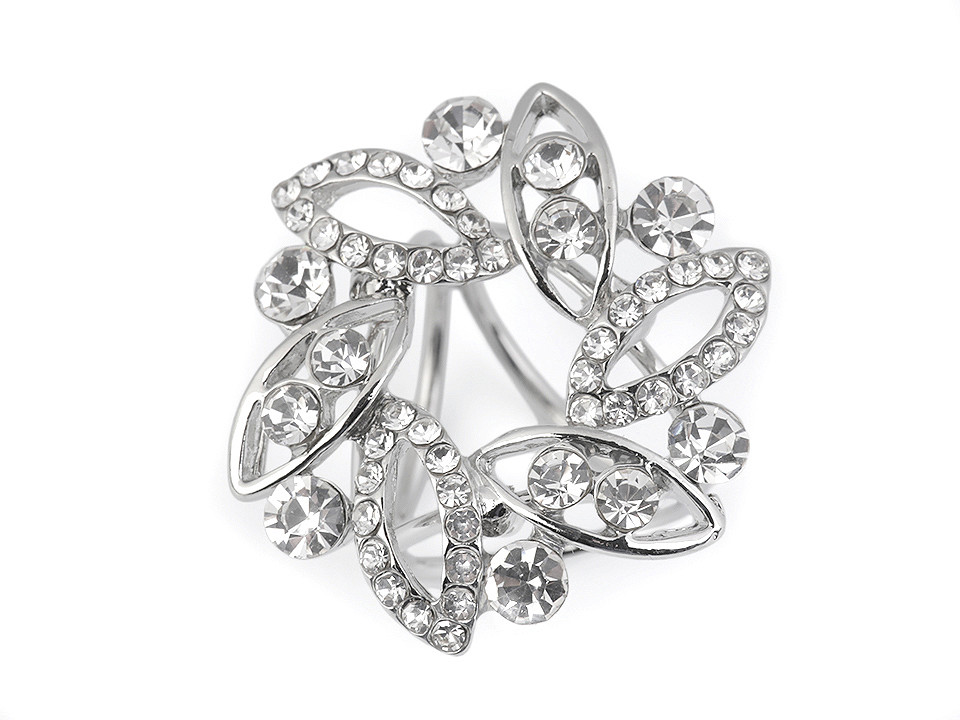 Inel eșarfă - Cristal (1 Bucată)