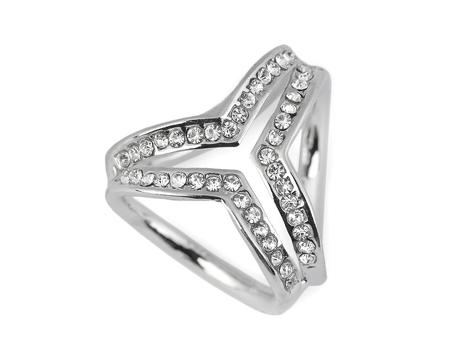 Inel eșarfă - Cristal (1 Bucată)