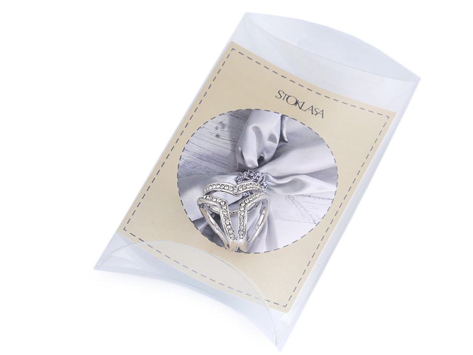 Inel eșarfă - Cristal (1 Bucată)