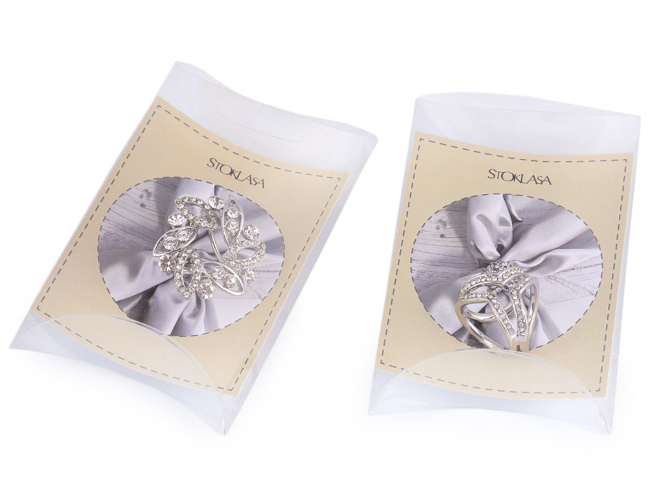 Inel eșarfă - Cristal (1 Bucată)