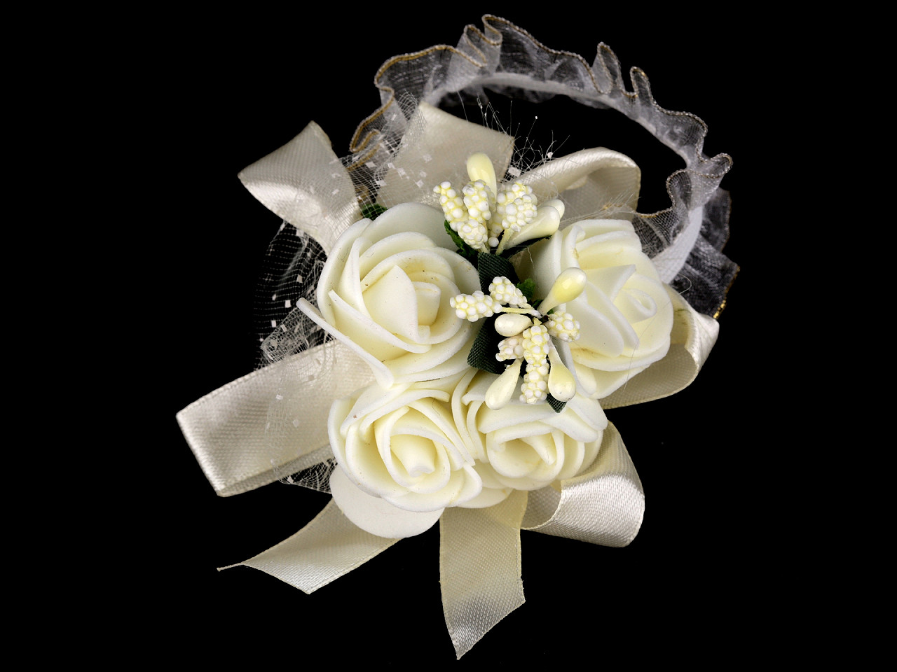 Brățară domnișoară de onoare - Alb (12 Bucăți)