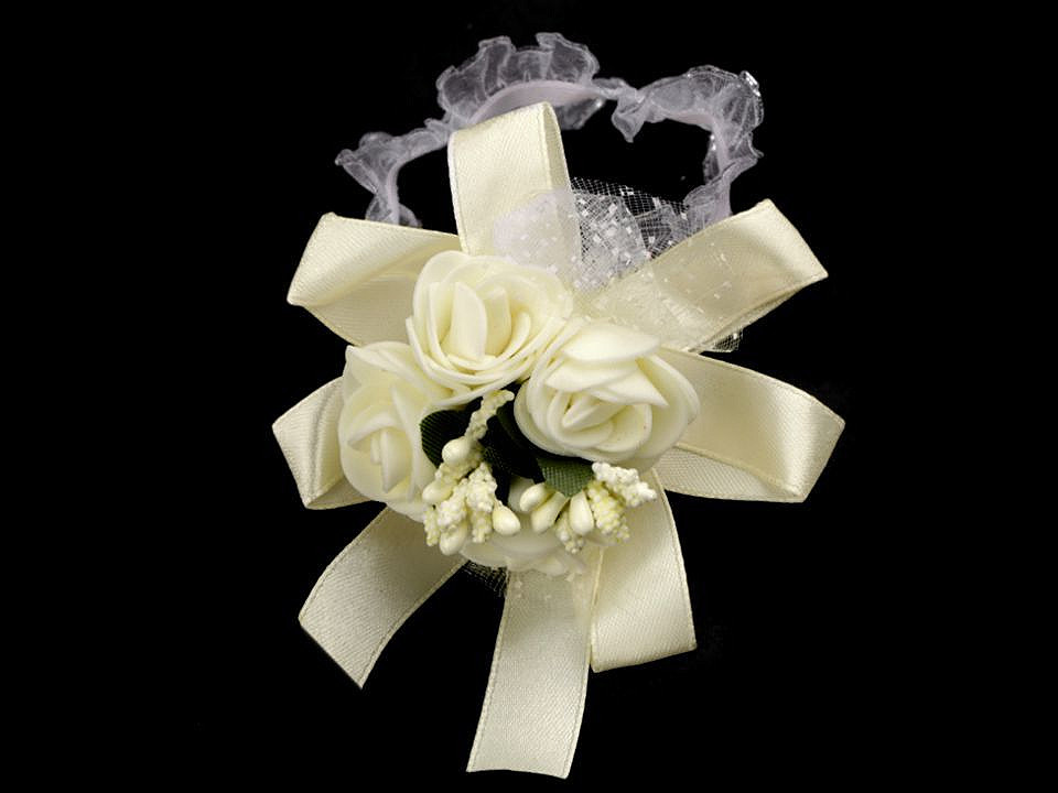 Brățară domnișoară de onoare - Alb (12 Bucăți)