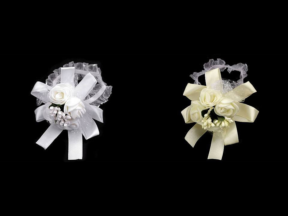 Brățară domnișoară de onoare - Alb (12 Bucăți)