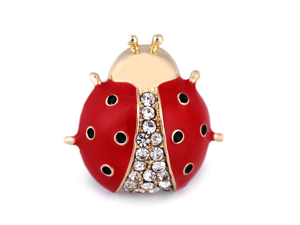 Broșă / insignă cu strasuri - gărgăriță, crocodil - Turcoaz verde (1 Bucată)