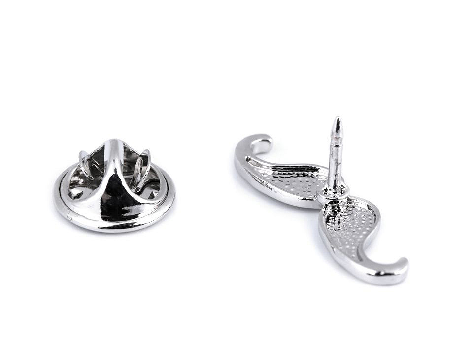 Broșă / insignă - chitară, avion - Negru (1 Bucată)