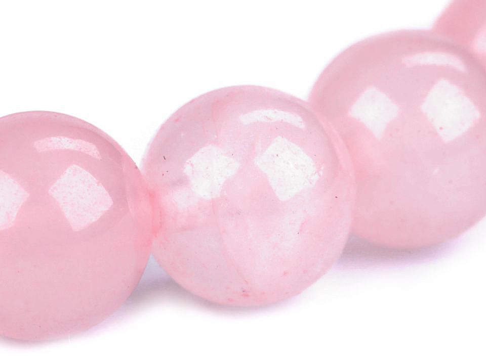 Brăţară cu mărgele minerale cuart roz - Roz quartz (1 Bucată)