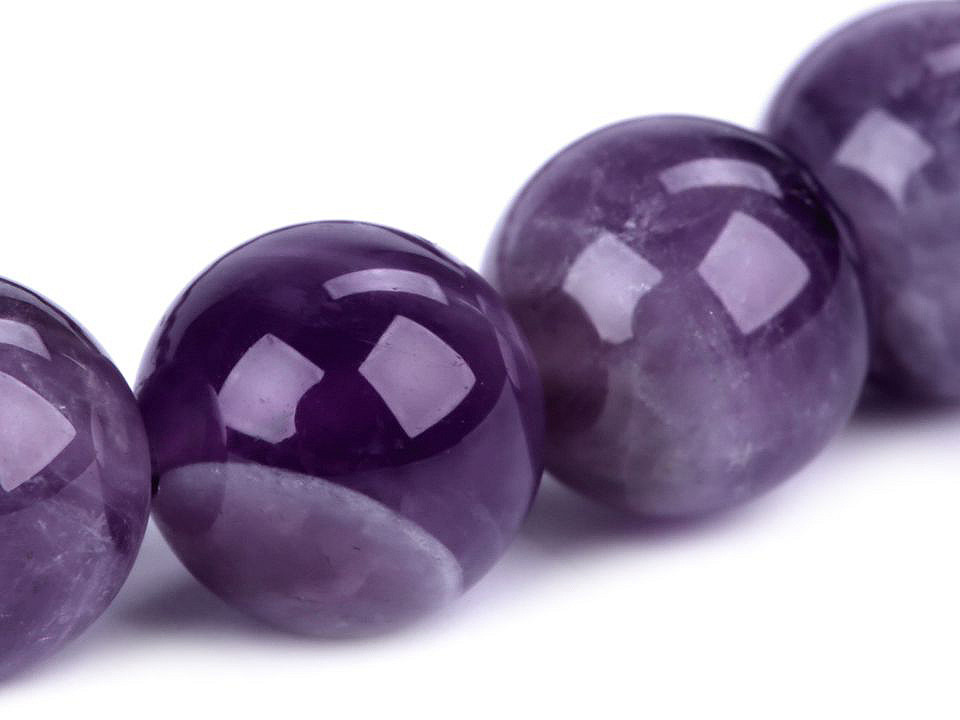 Brăţară cu mărgele ametist - Ametist (1 Bucată)