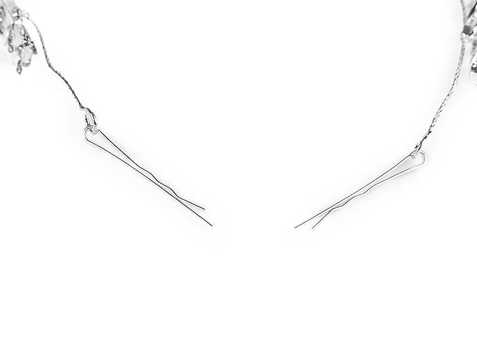 Accesoriu de păr cu strasuri - Cristal (1 Bucată)